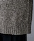 【ゆったりサイズ】シルクネップ　ボトルネックニット