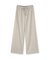 【きれいめリラクシー/ウエストゴム】ウールサキソニー ワイドパンツ