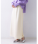 サテンナロースカート
