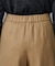 【ウール100%/ウエスト後ろゴム】 クロップドワイドパンツ