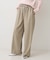【ウエストゴム/リラックス】ソフトフラノワイドパンツ