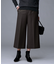 【後ろウエストゴム】ミルドスムースクロップドワイドパンツ