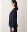 【軽くて快適！】ウール混 ストレッチノーカラージャケット