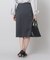 【軽くて快適！】ウール混 ストレッチタイトスカート