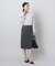 【軽くて快適！】ウール混 ストレッチタイトスカート