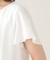 【ジャケットのインナーに】タックデザイン 半袖ブラウス