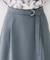 【通勤/キレイめ/軽い素材感】ストレッチフレアタックスカート