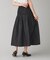 【Liyoca】シャンブレータフタ ギャザープレススカート
