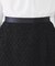 【洗える/後ろウエストゴム】カットジャカード ナロースカート