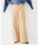 コットンライク ワイドストレートパンツ