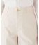 コットンライク ワイドストレートパンツ
