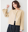 【きれいめ/春の軽羽織り】コットンライク クルーネックジャケット