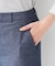 【清涼感/洗濯機洗い可】オックス クロップドワイドパンツ