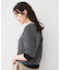 【配色カラー/アンサンブル可能】きれいめ七分袖ニット