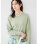 【アンサンブル可能/洗える】リネン混ベーシックプルオーバー