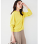 【アンサンブル可能/洗える】リネン混ベーシックプルオーバー