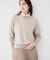 【アンサンブル可能/洗える】リネン混ベーシックプルオーバー