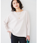 【体型カバー/透けにくい】ワイドシルエットニット