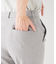 【セットアップ可能】リネンライク テーパードパンツ