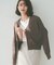 【体型カバー/日除け】シアーニットカーディガン