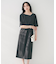 【きれいめ/上品/夏ワンピ】アシメネックワンピース