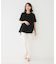【UVカット/接触冷感/Tシャツ】異素材ドッキングペプラム