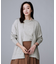 【アンサンブル可/オフィス/ボタンなし】シルクウールカシミヤ 着流しカーディガン