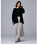 【アンサンブル可/オフィス/ボタンなし】シルクウールカシミヤ 着流しカーディガン