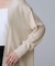 【アンサンブル可/洗える/ボタンなし】シルクウールカシミヤ 着流しカーディガン