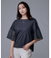 【コットン100/Tシャツ/フレア袖】シアースリーブ プルオーバー