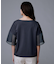 【コットン100/Tシャツ/フレア袖】シアースリーブ プルオーバー