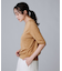 【アンサンブル可/五分袖/薄手】ウールシルクニット