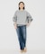 【upper hights】THE BROOKE 3D プルオーバーカットソー