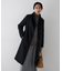 【きれいめ/スタイリッシュ】2WAYスタンドカラーロングコート
