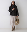 【エレガント/ミディアウター】ミックスヘリンボンコート
