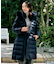 【はっ水機能/フード取り外し可/防寒】ロングダウンコート