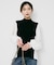 【TORRAZZO DONNA】ニット×ファブリック ハイブリッドブラウス