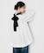 【TORRAZZO DONNA】ニット×ファブリック ハイブリッドブラウス