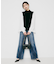 【TORRAZZO DONNA】ニット×ファブリック ハイブリッドブラウス