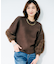【TORRAZZO DONNA】ファースリーブ2wayプルオーバー