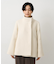 【ツイード風/スタンドカラー】ファンシーヘリンボンコート