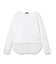 【洗える/レイヤードTシャツ】シャツディテールレイヤードプルオーバー