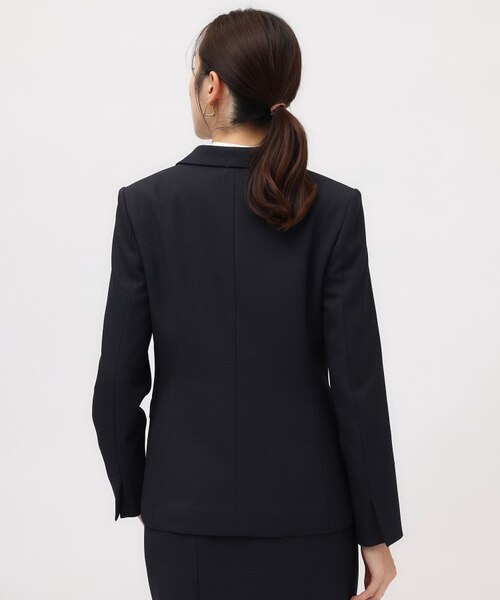 通勤スーツ／入卒／セレモニー】ウーステッドカルゼ テーラード