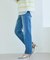 【新作デニム/快適に美シルエット見せ】MAKE×DENIMスリムストレート