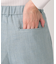 シャンブレーワイドパンツ