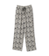 【Munich】ワイドレッグイージーパンツ／geometric