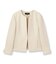 【洗える/短ジャケ】ミニマルシルエットジャケット
