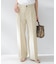 スラブワイドパンツ