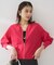 【アンサンブル可/日除け・冷房対策】シアーレーヨンZIPカーディガン