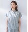 【セットアップ可/光沢感/前開きボタン】ローンギャザーブラウス